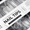 Tips per l'estensione rapida delle unghie Nail Tips NTN Premium quadrate, 100 pezzi