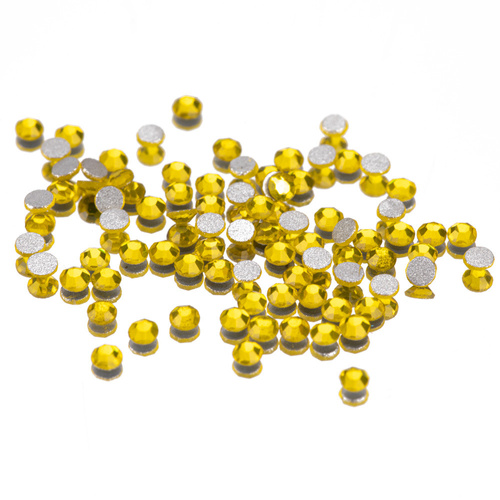SS5 Citrine glass nail rhinestones, approx. 1440 pieces per pack