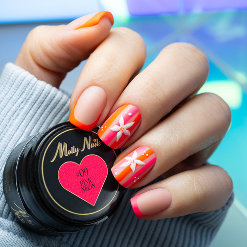 ProArt Paste Molly Nails Pink Neon HEMA/Di-HEMA-Free Decorative Paste, 5 g, No. 9