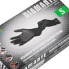 Одноразові нітрилові діагностичні та захисні рукавички Diamante, розмір S, чорні, 100 шт.