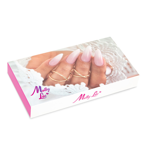 Set of 5 Christmas Molly Nails gel polishes + Free Base and Top Coat