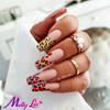 5+1gratis Lakier hybrydowy MollyLac Bubble Tea Passion Fruit Neon 10g Nr 131