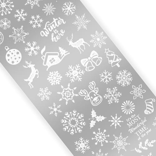 Christmas plate with patterns for stamps STN-N02