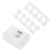 Separadores para pedicura blancos, 20 unidades