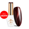 5+1 gratis LED/UV-Gel-Nagellack Reds Cat Eye Red Nr. 237 Molly Nails HEMA/Di-HEMA-frei 8 g