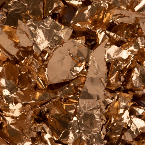 Metallic Nail Powder – Alu Allepaznokcie Gold Flakes, 0.2 g, No. 3