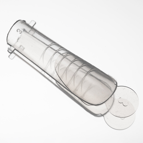 Lot de 12 moules en silicone « dual form » pour manucure française MollyLac, forme ovale courte