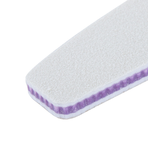 Nagelfeile Sicherheitspaket MollyLac Boot violett Mittel 180/240 CU-05  Beste Qualität