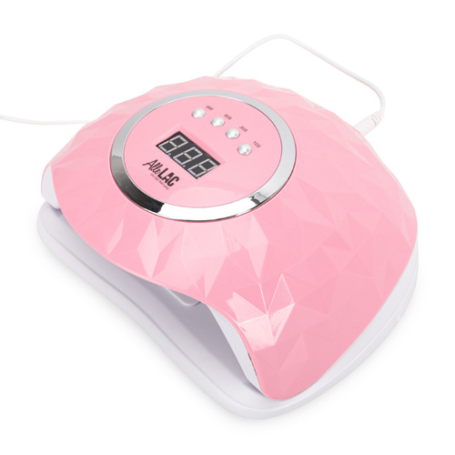 24 pezzi Lampada per unghie dual UV/LED 248 W AlleLac per smalti ibridi, gel e acrilogel, rosa Y13, cavo lungo 3 m