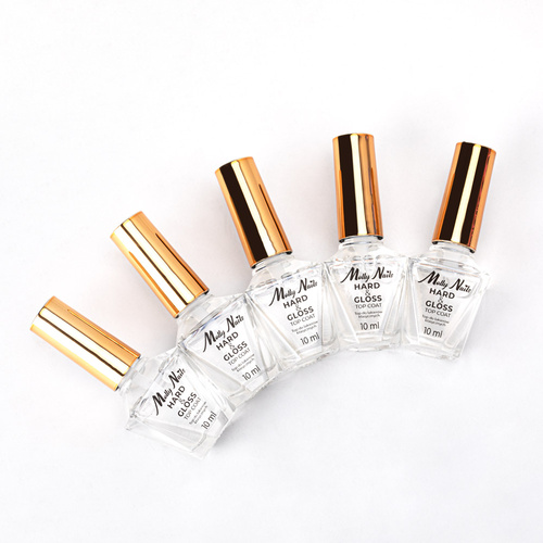 Pakiet 54 sztuki: 45 lakierów hybrydowych Molly Nails Choco Dream Hema/di-Hema free 8g + 9 baz i topów, wzornik, ekspozytor