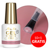 10+1 безкоштовно Гель для нарощування в пляшці з пензликом Gel in Bottle Molly Nails Pro Salon Smoky Pink без HEMA/Di-HEMA 15 г