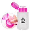 Flacon pompe pour liquides AlleLac rose 150 ml