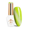 Molly Nails Hybrid-Nagellack Neon Flashy Cat Eye, HEMA-frei, 8 g, Nr. 178