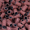 Capuchons pour manucure et pédicure, mandrins, embouts abrasifs, cylindre de 6 mm, grain 60, marron, 1 000 pièces