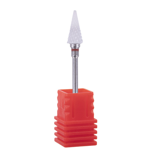 Fraise en céramique pour le ponçage de pâte, Triangle, forme en sapin, conique, S 3/32'', douce