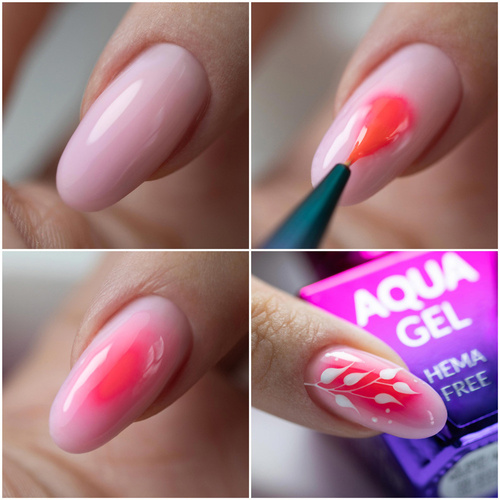 Blooming Gel MollyNails: gel para decoraciones en húmedo, sin HEMA ni Di-HEMA, 10 g