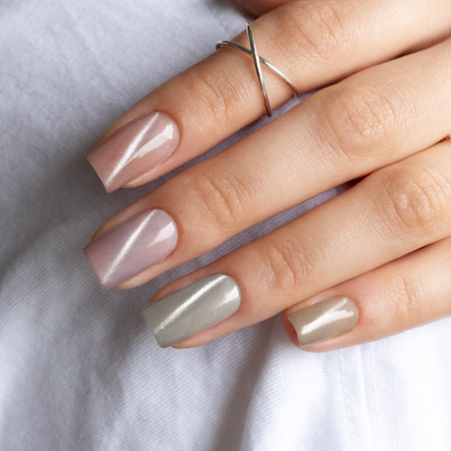 Vernis hybride Molly Nails Crystal Water Cat Eye 8 g n° 163