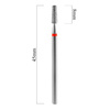 Frez diamentowy ścięty stożek czerwony Staleks Expert 2,5/8mm
