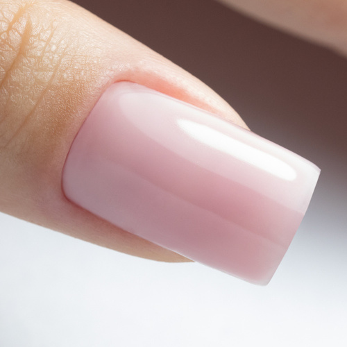10+1 gratis Base in gomma LED/UV con fibre Molly Nails Rubber Fiber Base Smoky Pink 10 g