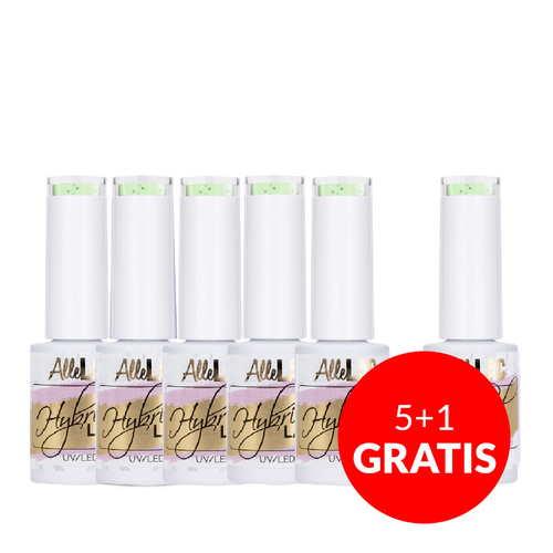 5+1gratis Lakier hybrydowy AlleLac Sweet Pepper 5g Nr 128