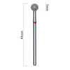 Frez diamentowy kulka czerwona Staleks Expert 5mm