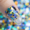 Kolorowa ozdoba do paznokci Pop-Up! Piegi Confetti Dropsy Kropki Kółeczka Princess Nails Nr 10 20g