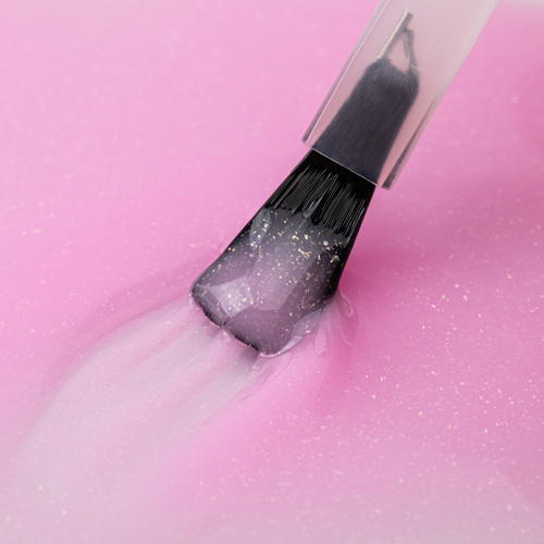 Nail gel in a bottle with a brush Bottle Gel Glitter AlleLac Lily Glimmer 15g