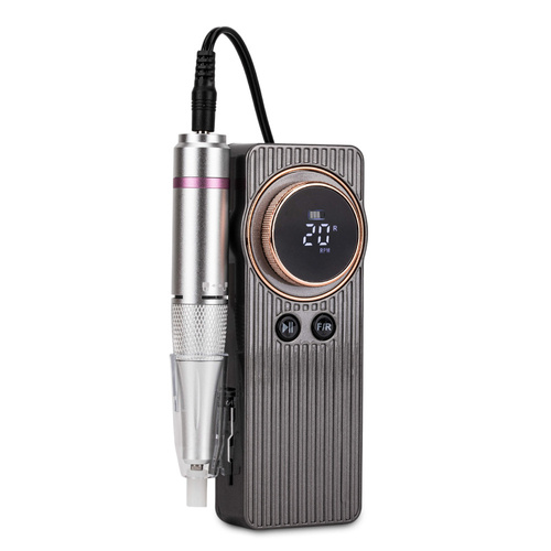 Frezarka do paznokci 50W No Name do manicure pedicure szara 108 35 000 obrotów