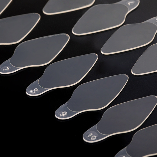 Self-adhesive silicone molds for Dual Form oval short ST012-2 MollyLac 24 pcs.