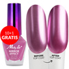 10 + 1 gratis. Esmalte clásico MollyLac Mirror, efecto espejo/metalizado, n.º 06, 10 ml