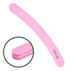 100 pieces Nail file polisher banana grit 100/180 light pink