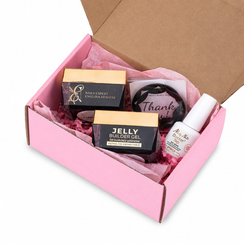 Molly Nails PRO MATCH SYSTEM 2+1 Milky 2 builder gels + Doctor Top 15g
