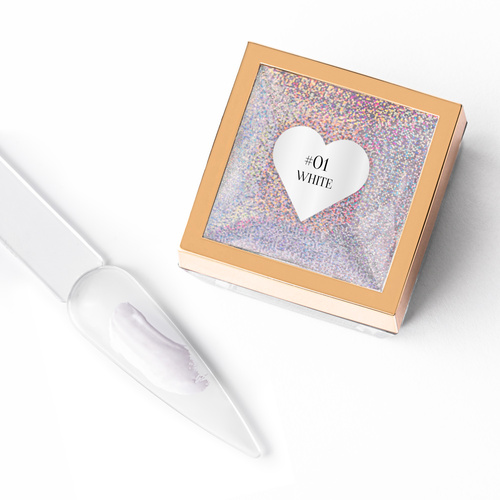 Pasta do zdobień Nail Art ProArt Paste Molly Nails White HEMA/Di-HEMA Free 5g