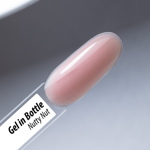 10+1gratis Żel budujący w butelce z pędzelkiem Gel in Bottle Molly Nails Pro Salon Nutty Nut HEMA/Di-HEMA Free 15g