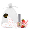 Aceite especial para cutículas y uñas con aroma a Strawberry Shake y trocitos de caramelo, en una bolsita decorativa de 5 ml