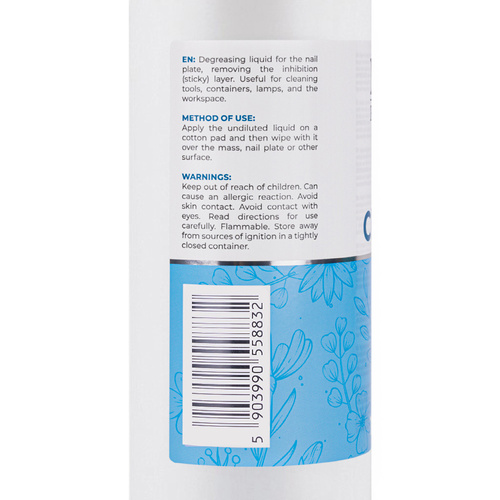 48szt Cleaner NTN Premium płyn do odtłuszczania płytki paznokcia 500 ml ET