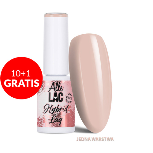 10+1 free LED/UV Gel Polish Nudes N12 Creamy Coffee AlleLac HEMA/Di-HEMA Free 6g