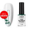 10 + 1 gratis NTN Premium-Nagellack für Stempel und Schablonen, grün, 7 ml, Nr. 102