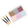 Mirror-effect nail powder, 6-color set, No. 1