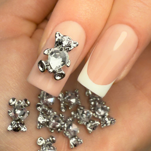 Décorations pour ongles « oursons » 3D Molly Nails n° 1, 10 pièces