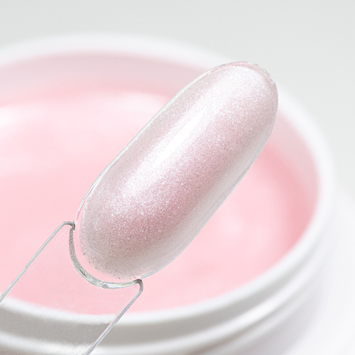Żel budujący twardy perłowo różowy Rosie Shine AlleLAC x Rosie Beauty 45g