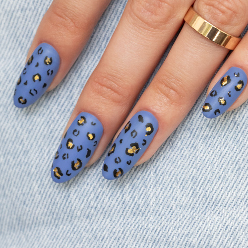Lakier hybrydowy Molly Nails Blue Sky Purple Blue HEMA/Di-HEMA Free 8g Nr 115