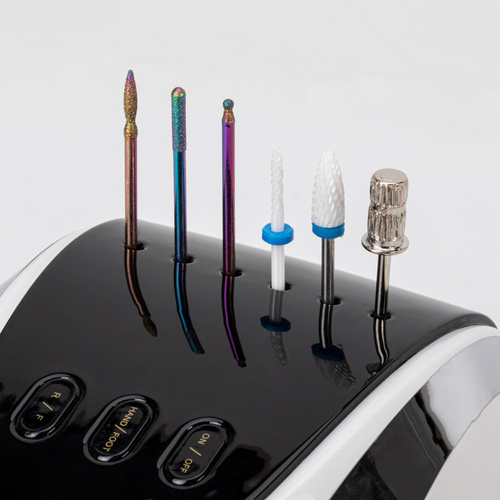 Frezarka do manicure i pedicure 68W No Name srebrna silver M13 35 000 obrotów