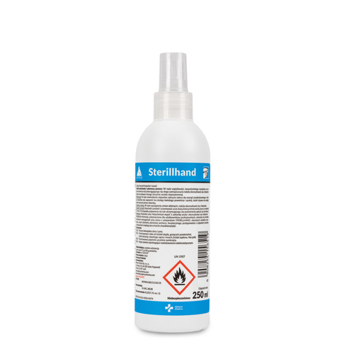 Sterillhand 250ml Hand and Skin Sanitizer with Spray Nozzle