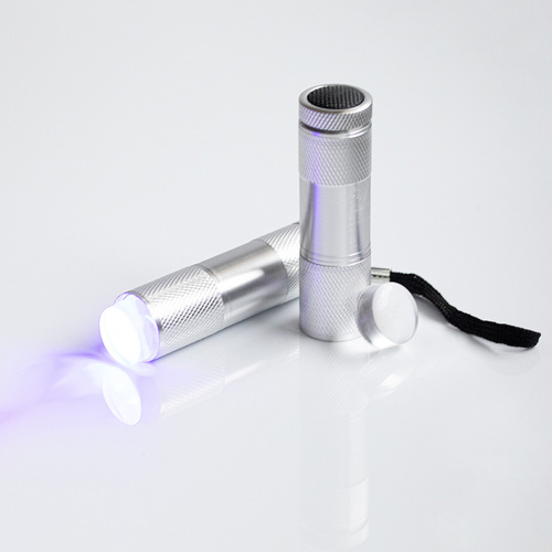 Mini latarka LED/UV 9W do paznokci ze stemplem do stampingu