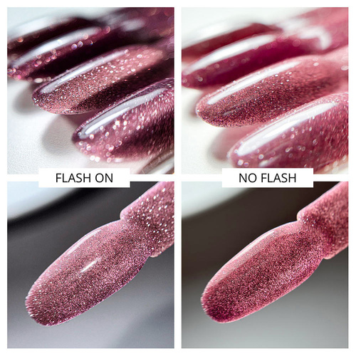Vernis hybride Molly Nails Flashing Lights Oh, so glow ! Sans HEMA/Di-HEMA 8 g N° 562