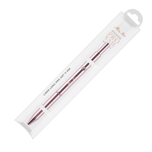 Pędzelek do zdobień automatyczny Liner long Pro Art rose gold Molly Nails 11 mm
