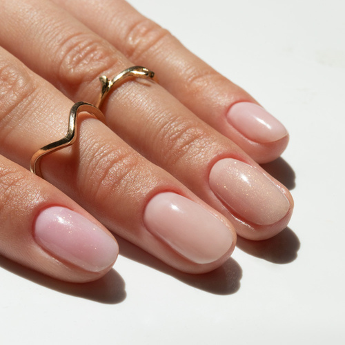 Żel do paznokci w butelce z pędzelkiem Bottle Gel AlleLac Misty Rose 15g