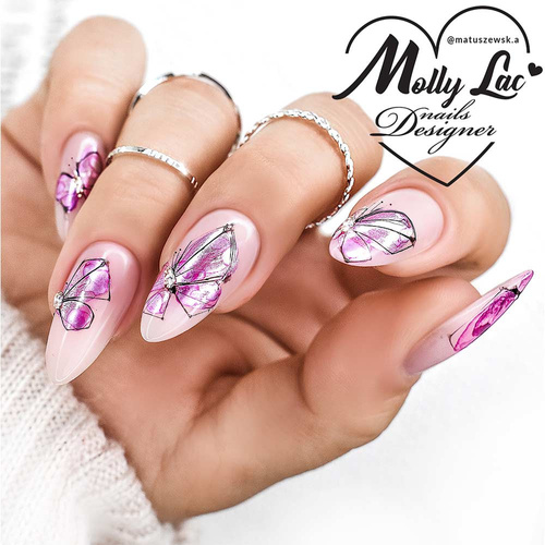 Water Ink MollyLac Art Metalic acuarela para decoraciones n.º 31