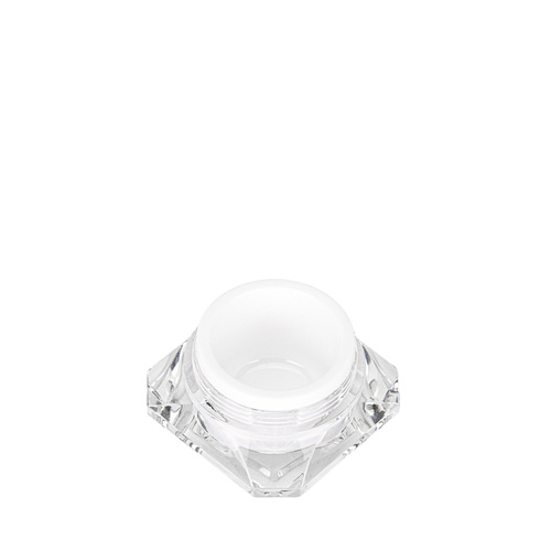 Set di barattoli trasparenti bianchi con thermos Diamond da 5 ml